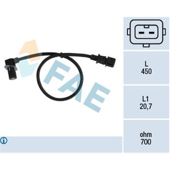 sistema electrico del motor - Generador de impulsos, cigüeñal FAE 79012