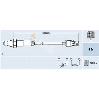 sondas lambda - Sonda Lambda FAE 77259