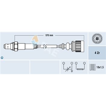 sondas lambda - Sonda Lambda FAE 77173