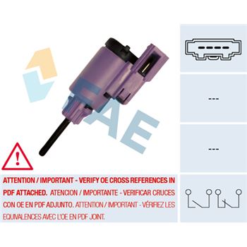 interruptor luces freno - Interruptor luces freno FAE 24760