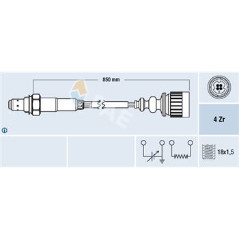 sondas lambda - Sonda Lambda FAE 77174