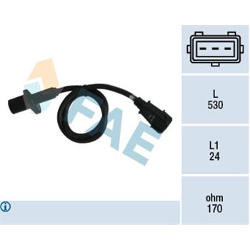 sistema electrico del motor - Generador de impulsos, cigüeñal FAE 79004