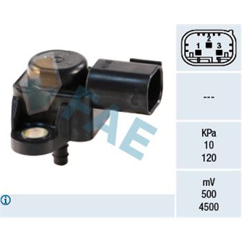 sistema electrico del motor - Sensor, presión colector de admisión FAE 15025
