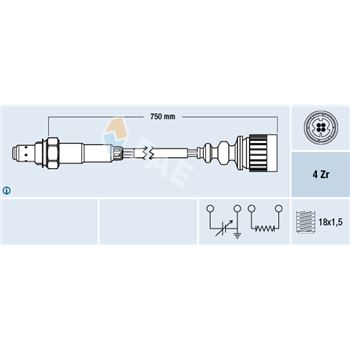 sondas lambda - Sonda Lambda FAE 77176