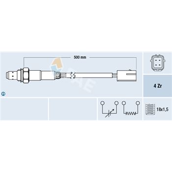 sondas lambda - Sonda Lambda FAE 77255