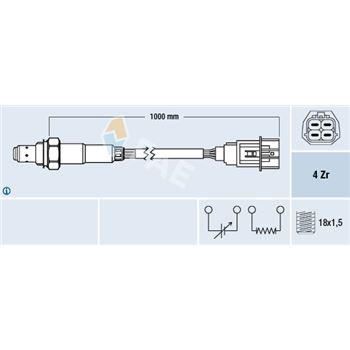 sondas lambda - Sonda Lambda FAE 77605