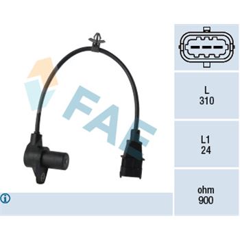 sistema electrico del motor - Generador de impulsos, cigüeñal FAE 79354