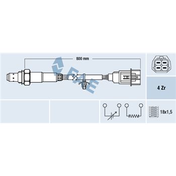 sondas lambda - Sonda Lambda FAE 77606