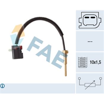 sistema electrico del motor - Sensor, temperatura del refrigerante FAE 32428