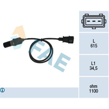 sistema electrico del motor - Generador de impulsos, cigüeñal FAE 79005