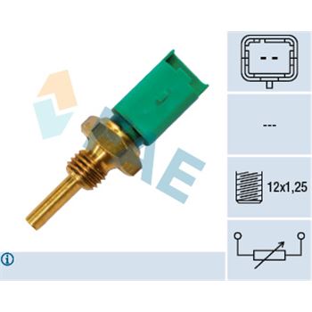 sistema electrico del motor - Sensor, temperatura del refrigerante FAE 33700