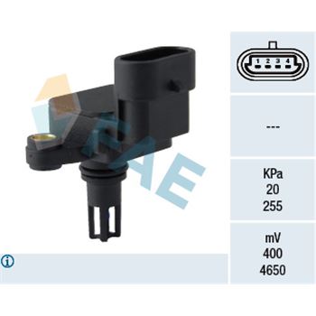 sistema electrico del motor - Sensor, presión colector de admisión FAE 15110