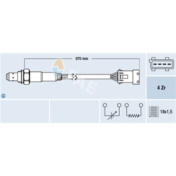 sondas lambda - Sonda Lambda FAE 77372