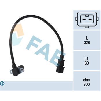 sistema electrico del motor - Generador de impulsos, cigüeñal FAE 79014