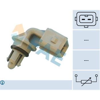 sistema electrico del motor - Sensor, temperatura del aire de admisión FAE 33510