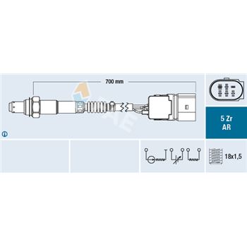 sondas lambda - Sonda Lambda FAE 75014