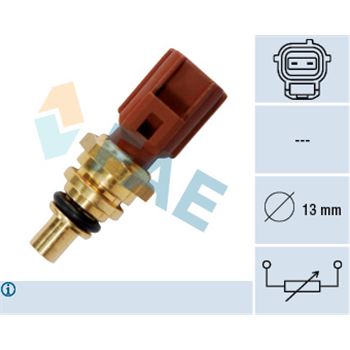 sistema electrico del motor - Sensor, temperatura del refrigerante FAE 33740