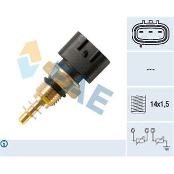 sistema electrico del motor - Sensor, temperatura del refrigerante FAE 33476