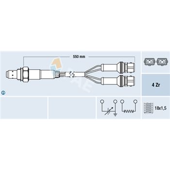 sondas lambda - Sonda Lambda FAE 77126