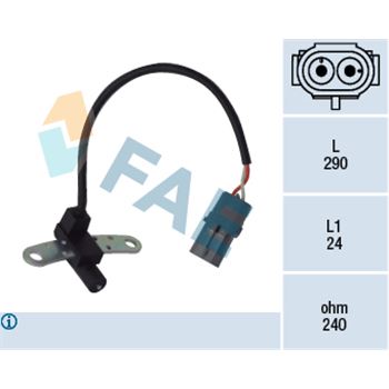 sistema electrico del motor - Generador de impulsos, cigüeñal FAE 79021