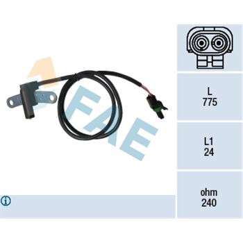 sistema electrico del motor - Generador de impulsos, cigüeñal FAE 79145