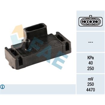 sistema electrico del motor - Sensor, presión colector de admisión FAE 15005