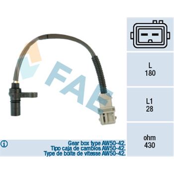 sistema electrico del motor - Generador de impulsos, cigüeñal FAE 79125