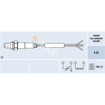 sondas lambda - Sonda Lambda FAE 77008
