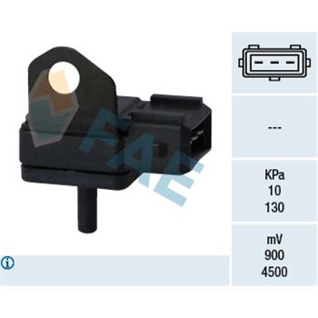 sistema electrico del motor - Sensor, presión colector de admisión FAE 15084