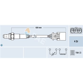 sondas lambda - Sonda Lambda FAE 77396