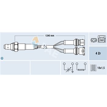 sondas lambda - Sonda Lambda FAE 77125