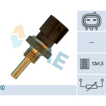sistema electrico del motor - Sensor, temperatura del refrigerante FAE 33580