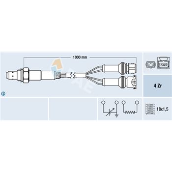 sondas lambda - Sonda Lambda FAE 77124