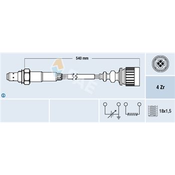sondas lambda - Sonda Lambda FAE 77376