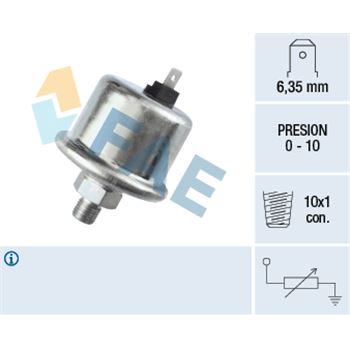 sistema electrico del motor - Sensor, presión de aceite FAE 14610