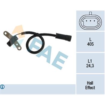 sistema electrico del motor - Generador de impulsos, cigüeñal FAE 79335