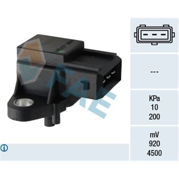 sistema electrico del motor - Sensor, presión colector de admisión FAE 15048