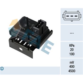 sistema electrico del motor - Sensor, presión colector de admisión FAE 15047