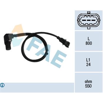 sistema electrico del motor - Generador de impulsos, cigüeñal FAE 79239