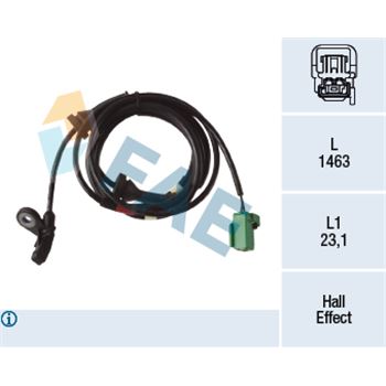 regulacion de dinamica de conduccion - Sensor, revoluciones de la rueda FAE 78272