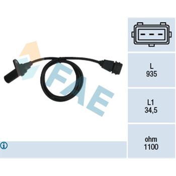 sistema electrico del motor - Generador de impulsos, cigüeñal FAE 79295