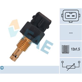 sistema electrico del motor - Sensor, temperatura del aire de admisión FAE 33535
