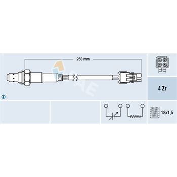 sondas lambda - Sonda Lambda FAE 77129