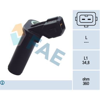 sistema electrico del motor - Generador de impulsos, cigüeñal FAE 79344