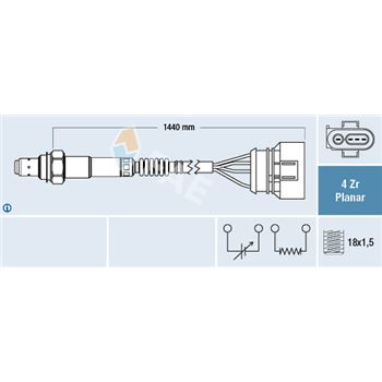 sondas lambda - Sonda Lambda FAE 77401