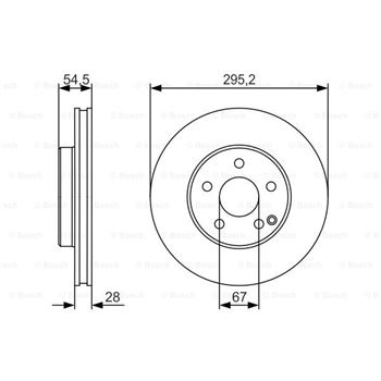 discos de freno coche - (BD1903) Disco de freno BOSCH 0986479S07