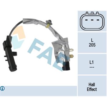 sistema electrico del motor - Generador de impulsos, cigüeñal FAE 79375