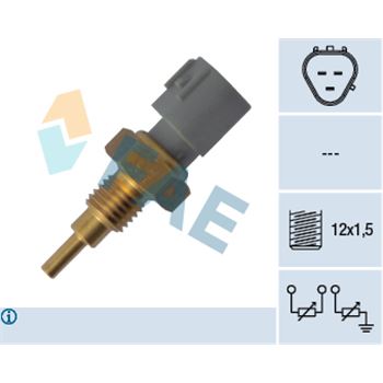 sistema electrico del motor - Sensor, temperatura del refrigerante FAE 33910
