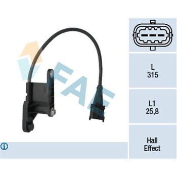 sistema electrico del motor - Sensor, posición arbol de levas FAE 79121