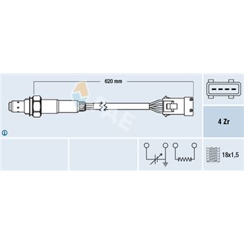 sondas lambda - Sonda Lambda FAE 77163